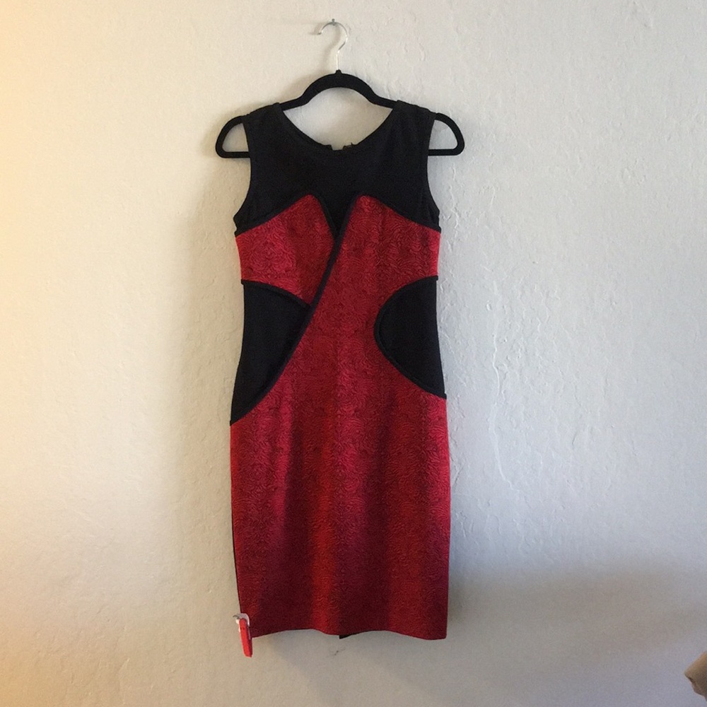 Red and black Yoana Baraschi dress